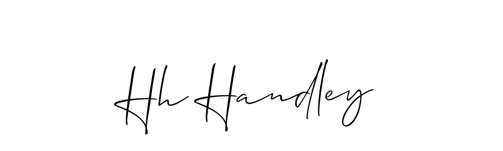 Best and Professional Signature Style for Hh Handley. Allison_Script Best Signature Style Collection. Hh Handley signature style 2 images and pictures png