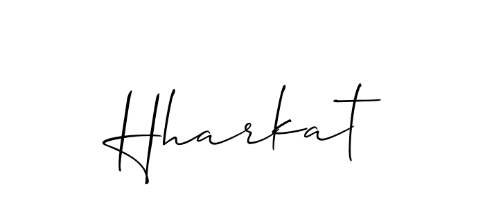 How to Draw Hharkat signature style? Allison_Script is a latest design signature styles for name Hharkat. Hharkat signature style 2 images and pictures png