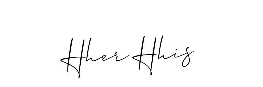 You should practise on your own different ways (Allison_Script) to write your name (Hher Hhis) in signature. don't let someone else do it for you. Hher Hhis signature style 2 images and pictures png