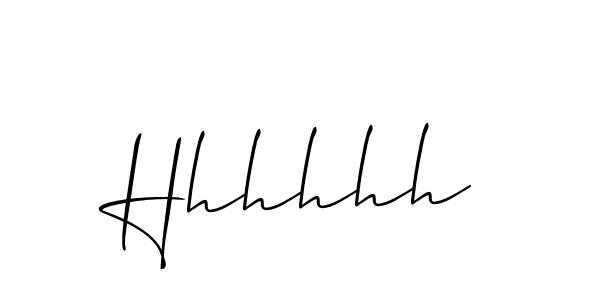 Use a signature maker to create a handwritten signature online. With this signature software, you can design (Allison_Script) your own signature for name Hhhhhh. Hhhhhh signature style 2 images and pictures png