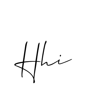 Make a beautiful signature design for name Hhi. Use this online signature maker to create a handwritten signature for free. Hhi signature style 2 images and pictures png