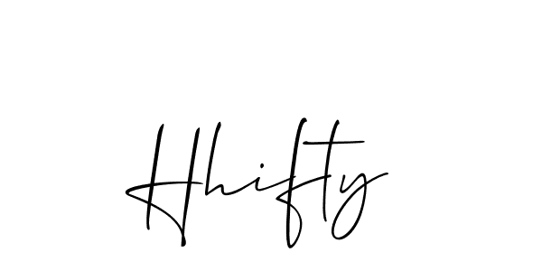 Best and Professional Signature Style for Hhifty. Allison_Script Best Signature Style Collection. Hhifty signature style 2 images and pictures png