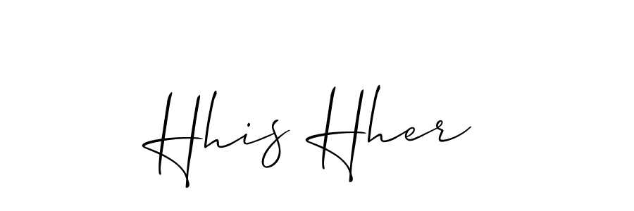 Also You can easily find your signature by using the search form. We will create Hhis Hher name handwritten signature images for you free of cost using Allison_Script sign style. Hhis Hher signature style 2 images and pictures png