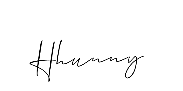 Once you've used our free online signature maker to create your best signature Allison_Script style, it's time to enjoy all of the benefits that Hhunny name signing documents. Hhunny signature style 2 images and pictures png