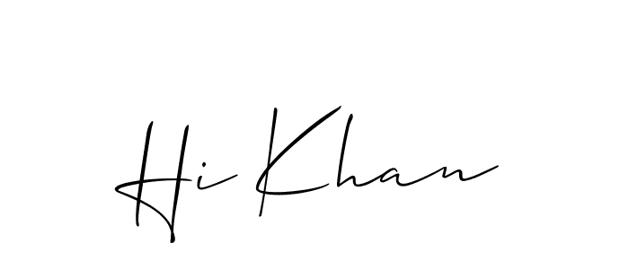 Here are the top 10 professional signature styles for the name Hi Khan. These are the best autograph styles you can use for your name. Hi Khan signature style 2 images and pictures png