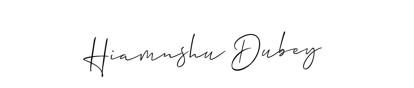 Once you've used our free online signature maker to create your best signature Allison_Script style, it's time to enjoy all of the benefits that Hiamnshu Dubey name signing documents. Hiamnshu Dubey signature style 2 images and pictures png