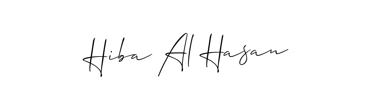 Make a short Hiba Al Hasan signature style. Manage your documents anywhere anytime using Allison_Script. Create and add eSignatures, submit forms, share and send files easily. Hiba Al Hasan signature style 2 images and pictures png