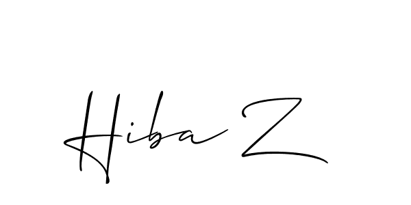 Here are the top 10 professional signature styles for the name Hiba Z. These are the best autograph styles you can use for your name. Hiba Z signature style 2 images and pictures png