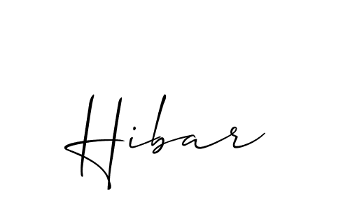 Make a beautiful signature design for name Hibar. Use this online signature maker to create a handwritten signature for free. Hibar signature style 2 images and pictures png