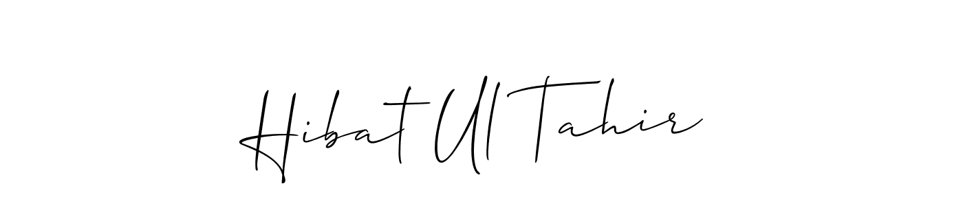 How to Draw Hibat Ul Tahir signature style? Allison_Script is a latest design signature styles for name Hibat Ul Tahir. Hibat Ul Tahir signature style 2 images and pictures png