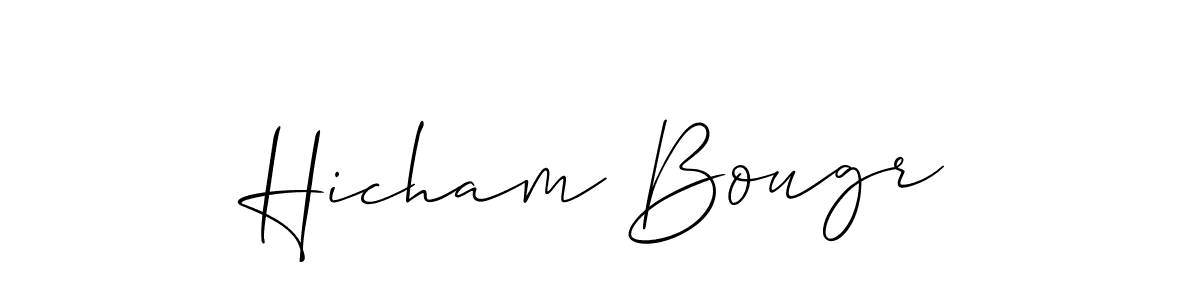 Once you've used our free online signature maker to create your best signature Allison_Script style, it's time to enjoy all of the benefits that Hicham Bougr name signing documents. Hicham Bougr signature style 2 images and pictures png