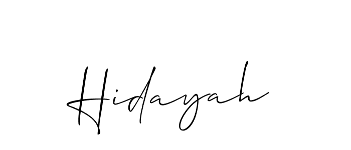 The best way (Allison_Script) to make a short signature is to pick only two or three words in your name. The name Hidayah include a total of six letters. For converting this name. Hidayah signature style 2 images and pictures png