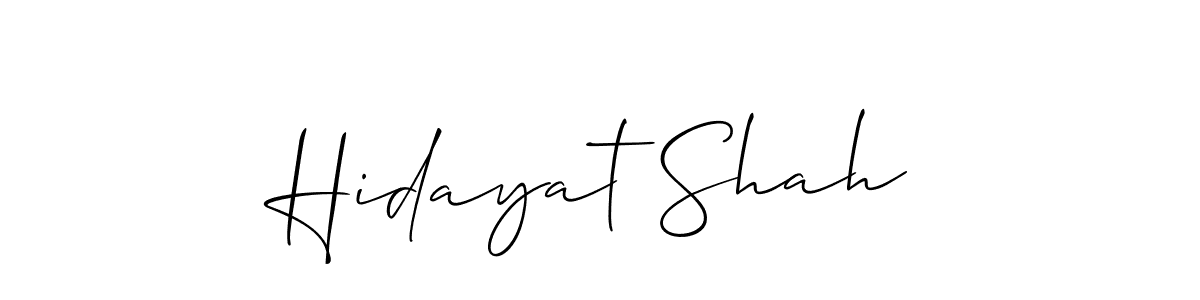 Make a short Hidayat Shah signature style. Manage your documents anywhere anytime using Allison_Script. Create and add eSignatures, submit forms, share and send files easily. Hidayat Shah signature style 2 images and pictures png