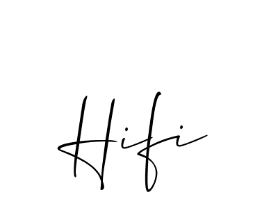 if you are searching for the best signature style for your name Hifi. so please give up your signature search. here we have designed multiple signature styles  using Allison_Script. Hifi signature style 2 images and pictures png