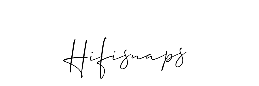 Similarly Allison_Script is the best handwritten signature design. Signature creator online .You can use it as an online autograph creator for name Hifisnaps. Hifisnaps signature style 2 images and pictures png