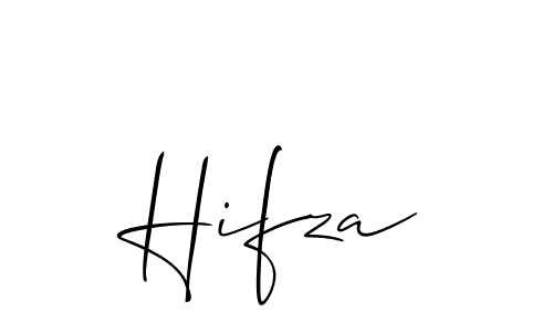 How to Draw Hifza signature style? Allison_Script is a latest design signature styles for name Hifza. Hifza signature style 2 images and pictures png