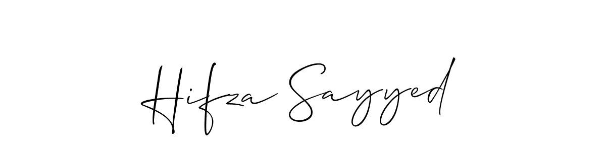 See photos of Hifza Sayyed official signature by Spectra . Check more albums & portfolios. Read reviews & check more about Allison_Script font. Hifza Sayyed signature style 2 images and pictures png