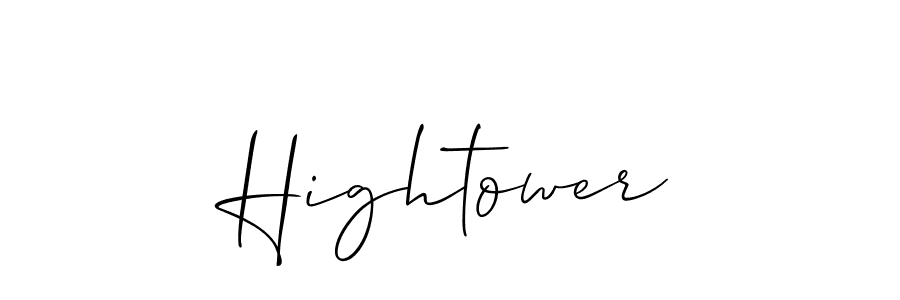 Make a short Hightower signature style. Manage your documents anywhere anytime using Allison_Script. Create and add eSignatures, submit forms, share and send files easily. Hightower signature style 2 images and pictures png