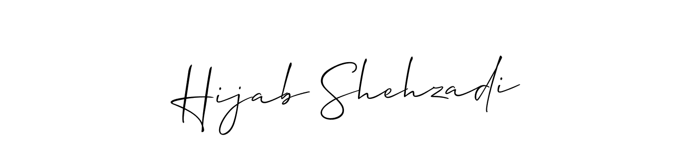 Make a beautiful signature design for name Hijab Shehzadi. Use this online signature maker to create a handwritten signature for free. Hijab Shehzadi signature style 2 images and pictures png