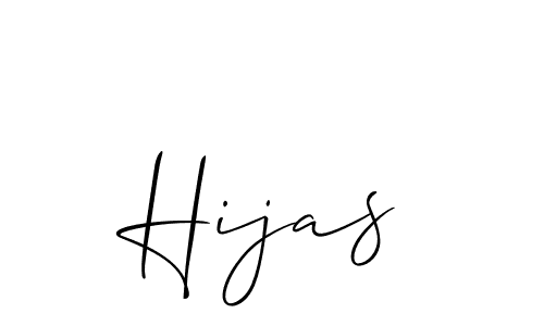 You can use this online signature creator to create a handwritten signature for the name Hijas. This is the best online autograph maker. Hijas signature style 2 images and pictures png