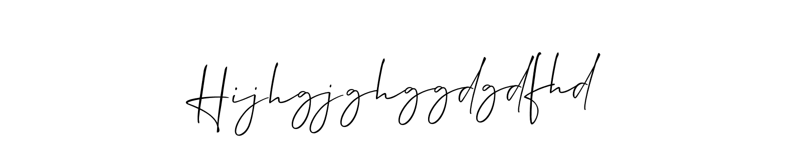 How to Draw Hijhgjghggdgdfhd signature style? Allison_Script is a latest design signature styles for name Hijhgjghggdgdfhd. Hijhgjghggdgdfhd signature style 2 images and pictures png