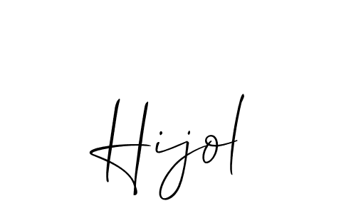 You can use this online signature creator to create a handwritten signature for the name Hijol. This is the best online autograph maker. Hijol signature style 2 images and pictures png