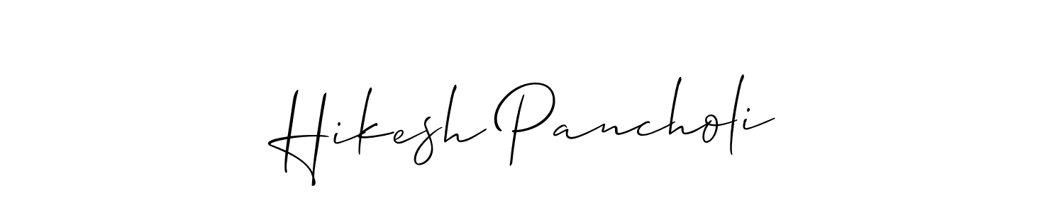 Here are the top 10 professional signature styles for the name Hikesh Pancholi. These are the best autograph styles you can use for your name. Hikesh Pancholi signature style 2 images and pictures png