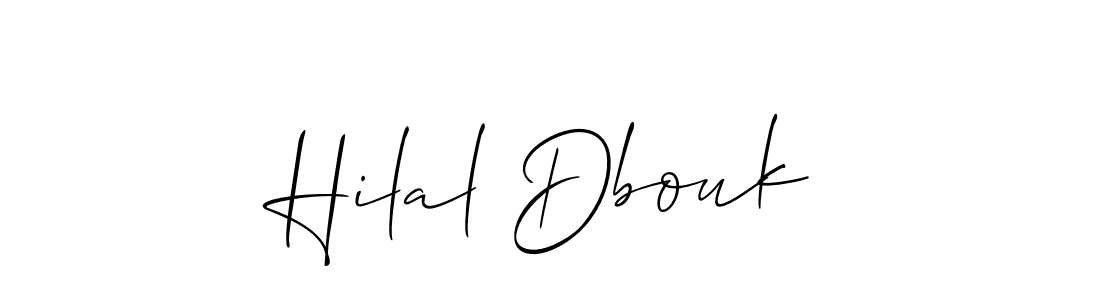 Check out images of Autograph of Hilal Dbouk name. Actor Hilal Dbouk Signature Style. Allison_Script is a professional sign style online. Hilal Dbouk signature style 2 images and pictures png