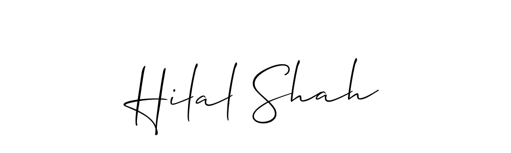 Once you've used our free online signature maker to create your best signature Allison_Script style, it's time to enjoy all of the benefits that Hilal Shah name signing documents. Hilal Shah signature style 2 images and pictures png
