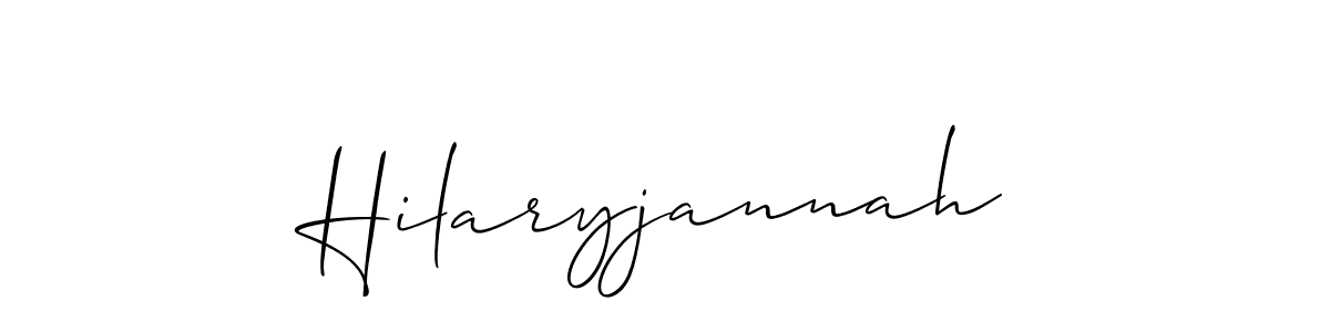 Also You can easily find your signature by using the search form. We will create Hilaryjannah name handwritten signature images for you free of cost using Allison_Script sign style. Hilaryjannah signature style 2 images and pictures png