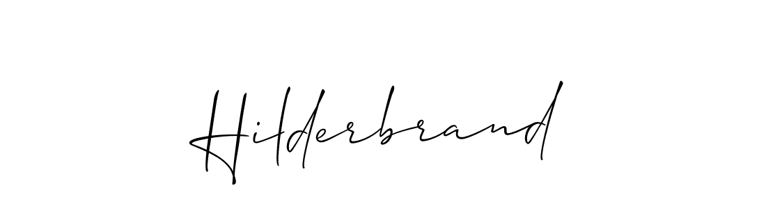 Also we have Hilderbrand name is the best signature style. Create professional handwritten signature collection using Allison_Script autograph style. Hilderbrand signature style 2 images and pictures png