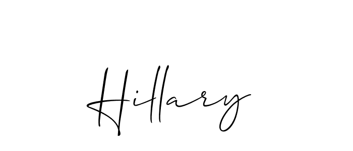 How to Draw Hillary signature style? Allison_Script is a latest design signature styles for name Hillary. Hillary signature style 2 images and pictures png