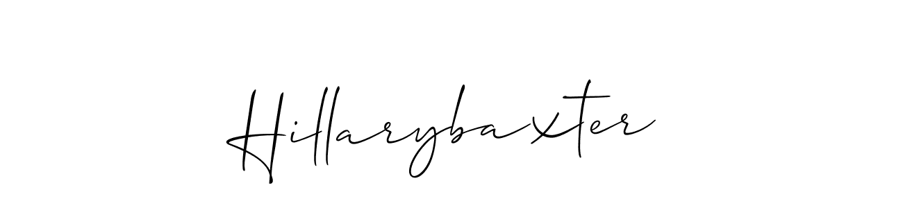 Make a beautiful signature design for name Hillarybaxter. Use this online signature maker to create a handwritten signature for free. Hillarybaxter signature style 2 images and pictures png