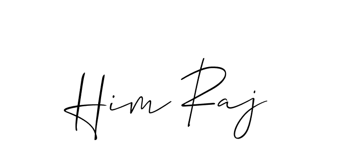Create a beautiful signature design for name Him Raj. With this signature (Allison_Script) fonts, you can make a handwritten signature for free. Him Raj signature style 2 images and pictures png