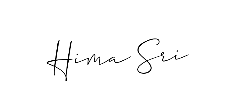 Make a beautiful signature design for name Hima Sri. Use this online signature maker to create a handwritten signature for free. Hima Sri signature style 2 images and pictures png