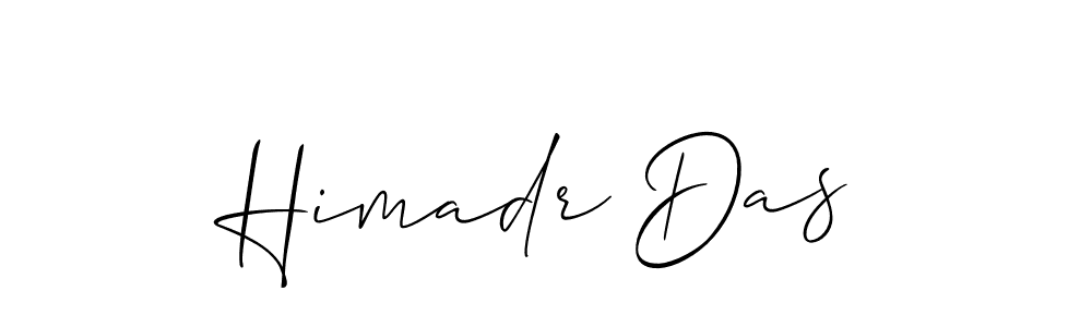 You should practise on your own different ways (Allison_Script) to write your name (Himadr Das) in signature. don't let someone else do it for you. Himadr Das signature style 2 images and pictures png