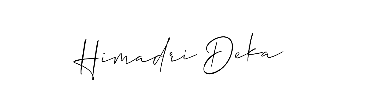 Make a beautiful signature design for name Himadri Deka. Use this online signature maker to create a handwritten signature for free. Himadri Deka signature style 2 images and pictures png