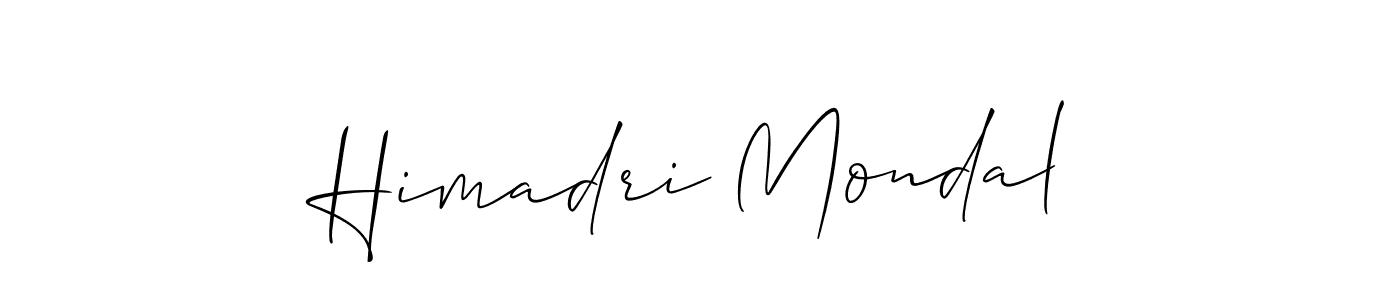 Himadri Mondal stylish signature style. Best Handwritten Sign (Allison_Script) for my name. Handwritten Signature Collection Ideas for my name Himadri Mondal. Himadri Mondal signature style 2 images and pictures png