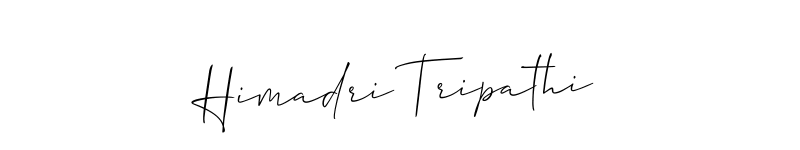 How to Draw Himadri Tripathi signature style? Allison_Script is a latest design signature styles for name Himadri Tripathi. Himadri Tripathi signature style 2 images and pictures png