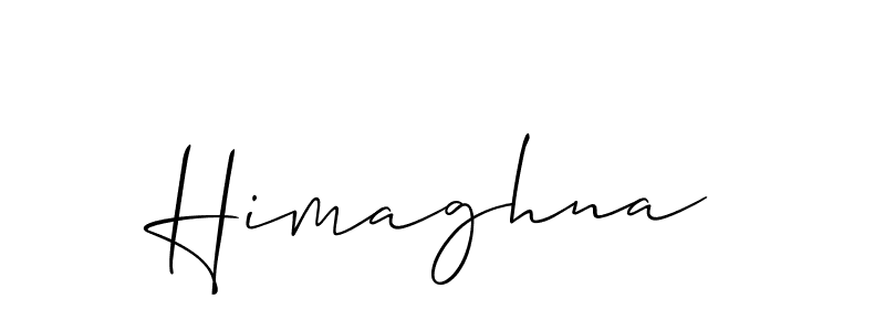 How to make Himaghna signature? Allison_Script is a professional autograph style. Create handwritten signature for Himaghna name. Himaghna signature style 2 images and pictures png