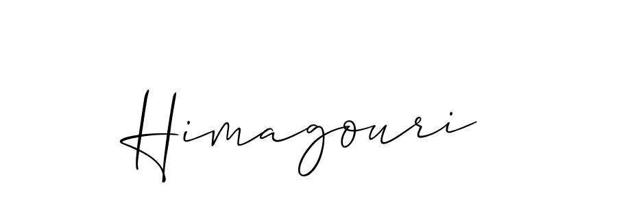 Create a beautiful signature design for name Himagouri. With this signature (Allison_Script) fonts, you can make a handwritten signature for free. Himagouri signature style 2 images and pictures png