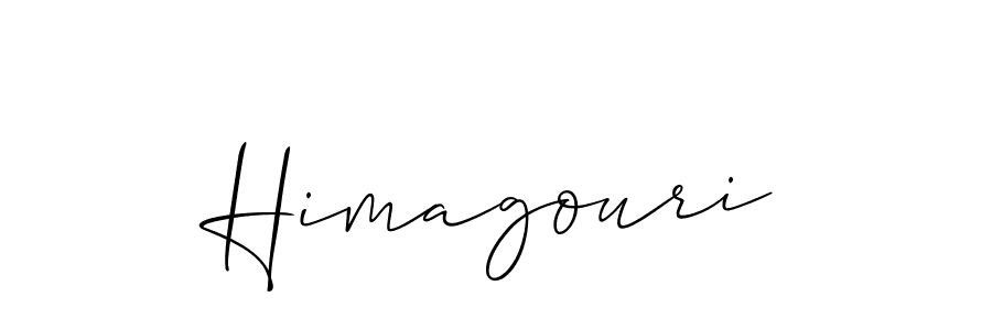 Make a beautiful signature design for name Himagouri. With this signature (Allison_Script) style, you can create a handwritten signature for free. Himagouri signature style 2 images and pictures png