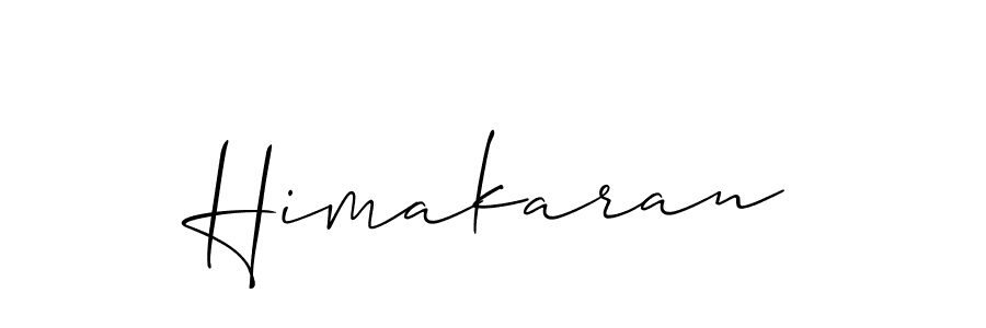 How to make Himakaran name signature. Use Allison_Script style for creating short signs online. This is the latest handwritten sign. Himakaran signature style 2 images and pictures png