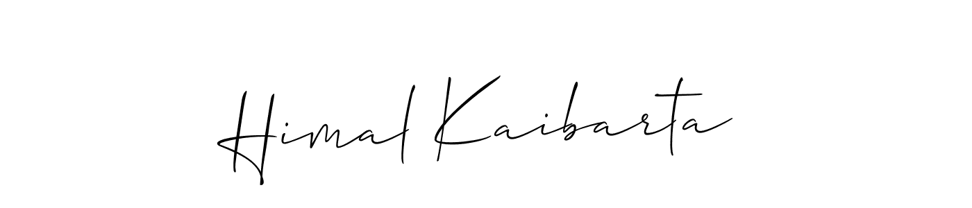 Design your own signature with our free online signature maker. With this signature software, you can create a handwritten (Allison_Script) signature for name Himal Kaibarta. Himal Kaibarta signature style 2 images and pictures png