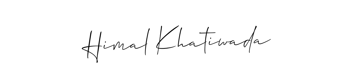 Make a beautiful signature design for name Himal Khatiwada. Use this online signature maker to create a handwritten signature for free. Himal Khatiwada signature style 2 images and pictures png