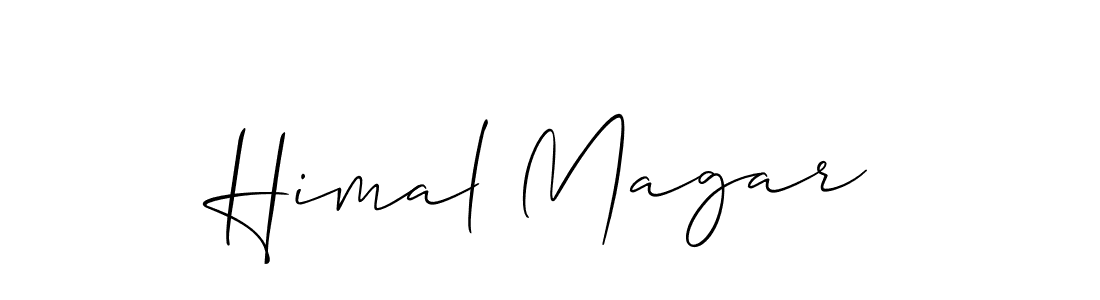 See photos of Himal Magar official signature by Spectra . Check more albums & portfolios. Read reviews & check more about Allison_Script font. Himal Magar signature style 2 images and pictures png