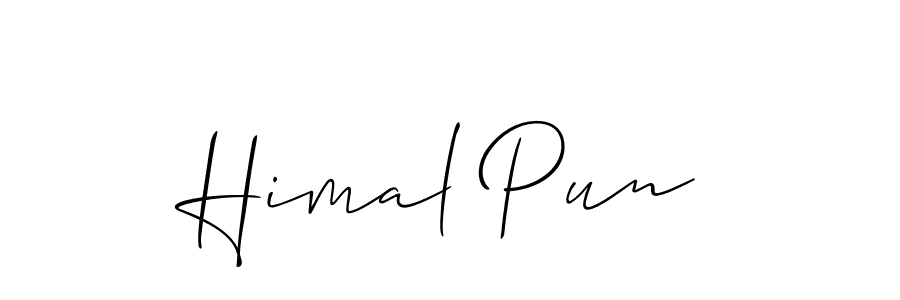 Best and Professional Signature Style for Himal Pun. Allison_Script Best Signature Style Collection. Himal Pun signature style 2 images and pictures png