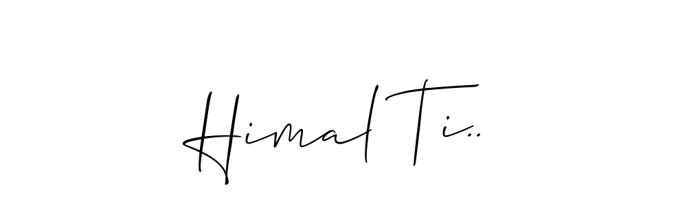 Make a beautiful signature design for name Himal Ti... Use this online signature maker to create a handwritten signature for free. Himal Ti.. signature style 2 images and pictures png