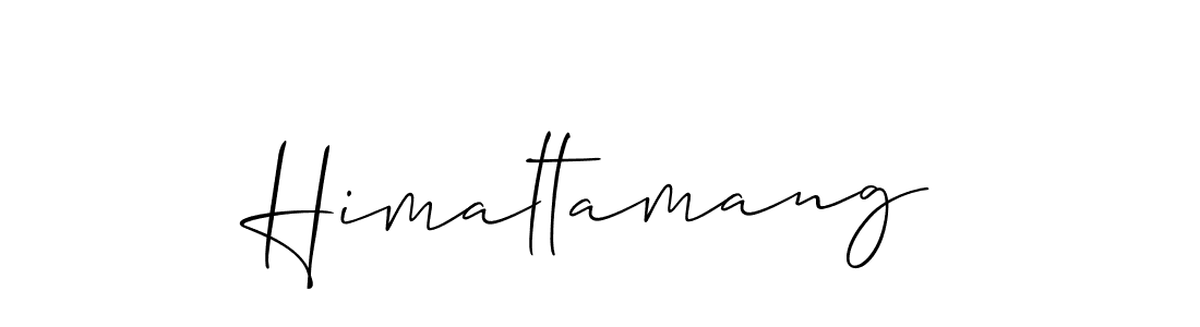 The best way (Allison_Script) to make a short signature is to pick only two or three words in your name. The name Himaltamang include a total of six letters. For converting this name. Himaltamang signature style 2 images and pictures png