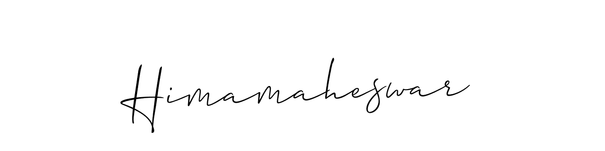 Also You can easily find your signature by using the search form. We will create Himamaheswar name handwritten signature images for you free of cost using Allison_Script sign style. Himamaheswar signature style 2 images and pictures png